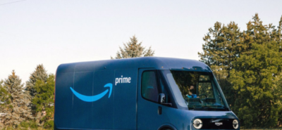Amazon first custom electric delivery vehicle