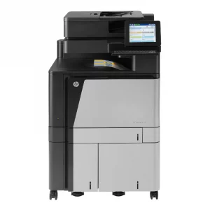 hp color laserjet enterprise flow m880z multifunction printer front view